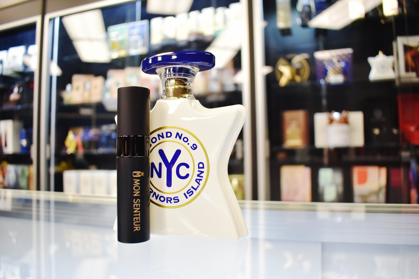 Atomizer filled with Governor's Island By Bond No. 9